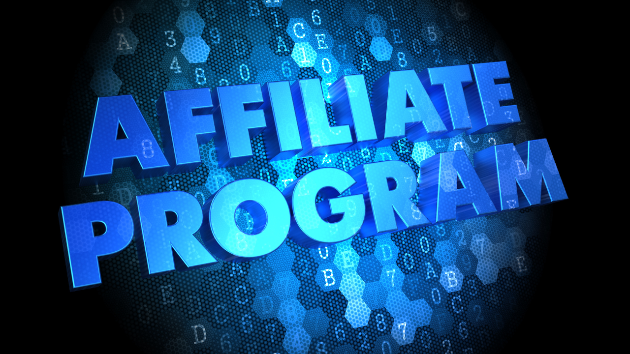 affiliate programの文字