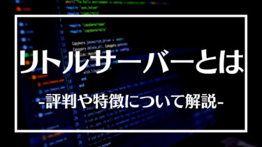 リトルサーバーとは？評判や特徴、メリットデメリットや申込方法について解説