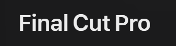 Final Cut Pro