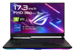 エイスース「ROG Strix SCAR 17 G733ZX-I9R3080T」