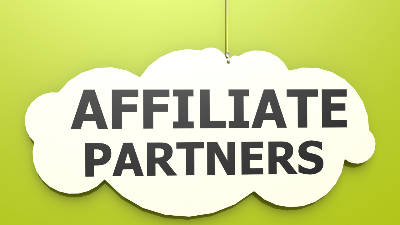 affiliate partnersの文字