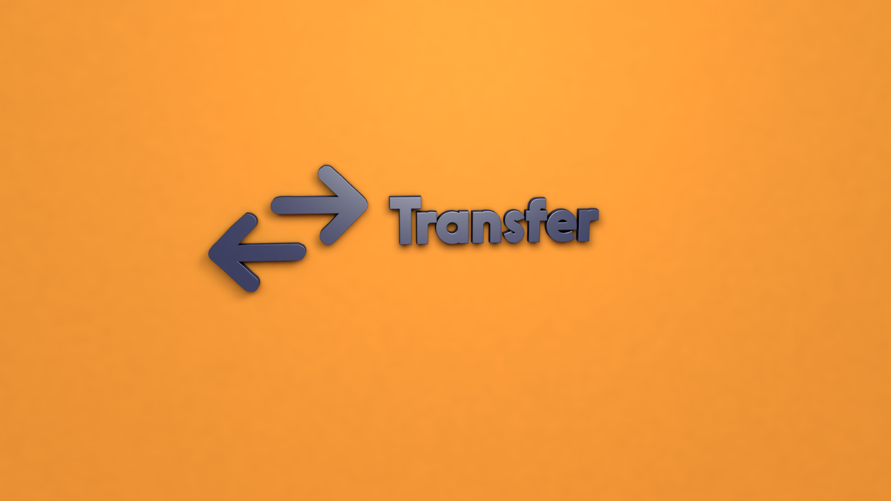 transferと矢印